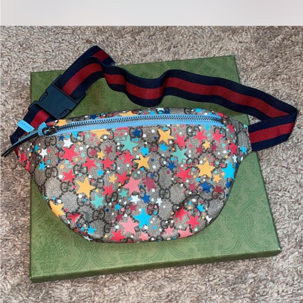 Gucci Kids Star Print Belt Bag - Multicolor